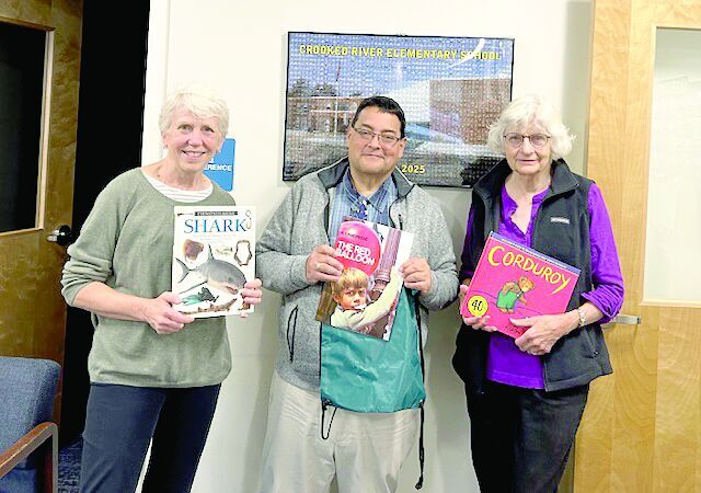 Rotary rocks literacy at Crooked River Elementary